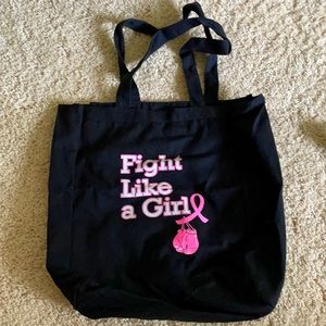 Fight Like A Girl Breast Cancer Tote